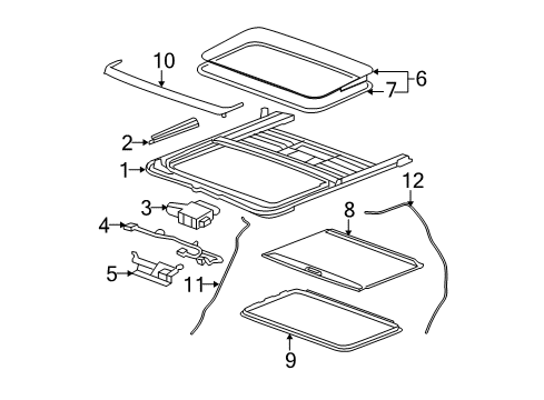 2011 Chevy Suburban 2500 Sunroof Diagram