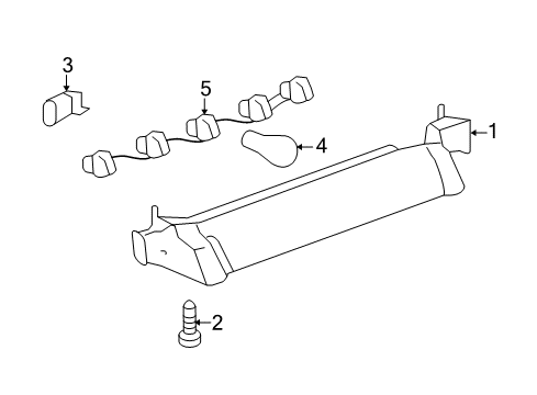 2010 Chevy HHR Bulbs Diagram 5 - Thumbnail