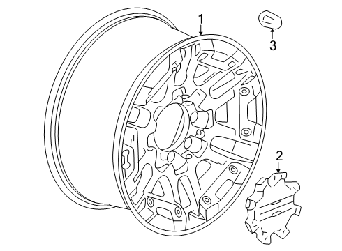 2024 GMC Sierra EV Wheels Diagram
