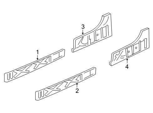 2011 Chevy Suburban 2500 Rocker Panel Diagram