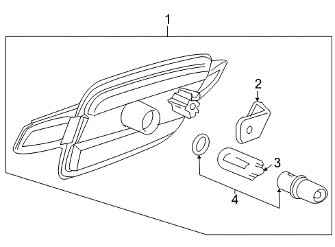 2008 Pontiac G8 Socket Diagram for 92193045