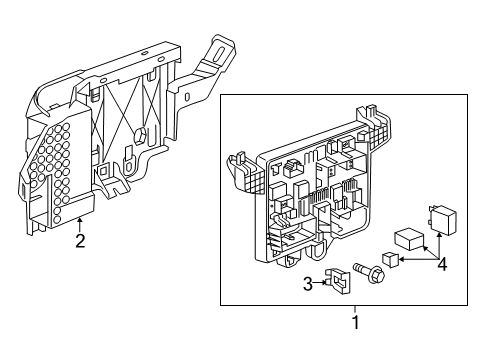 2016 Buick Cascada Fuse Diagram for 13408182