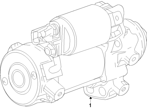 2020 Cadillac XT6 Starter Diagram 2 - Thumbnail