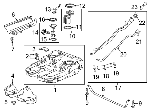 2020 Cadillac XT6 Control Module Diagram for 13540030