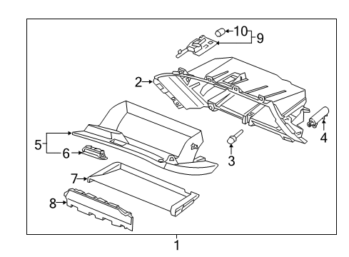 2018 Buick LaCrosse Glove Box Diagram
