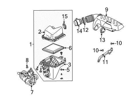 2003 Saturn Vue Powertrain Control - Air Diagram 2 - Thumbnail