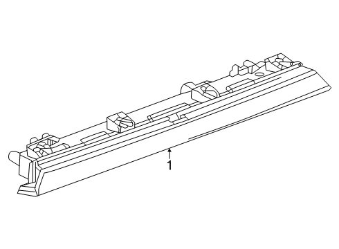 2025 Buick Enclave High Mount Lamps Diagram