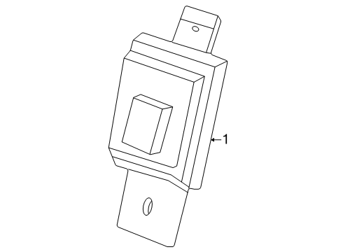 2024 GMC Sierra EV License Lamps Diagram