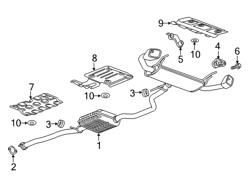 2019 Chevy Equinox Exhaust System Diagram 4 - Thumbnail