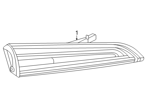 2025 Buick Envista Lamp, Tail Lamp Diagram for 42866540