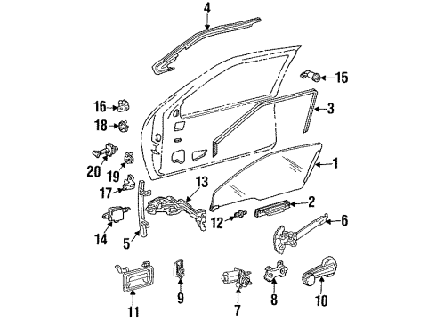 1990 Chevy Lumina Door Diagram