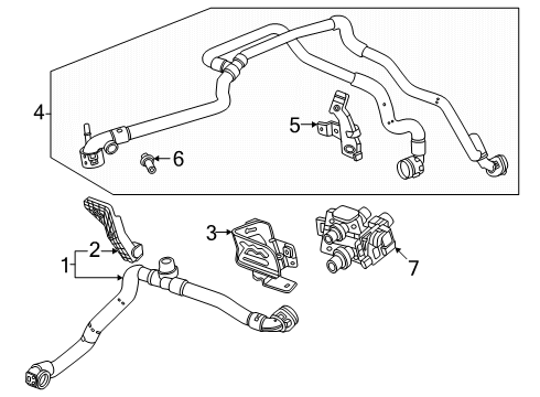 2025 Cadillac ESCALADE IQ Hoses, Lines & Pipes Diagram 6 - Thumbnail