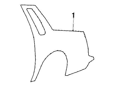 1985 Buick Century Quarter Panel & Components Diagram 2 - Thumbnail