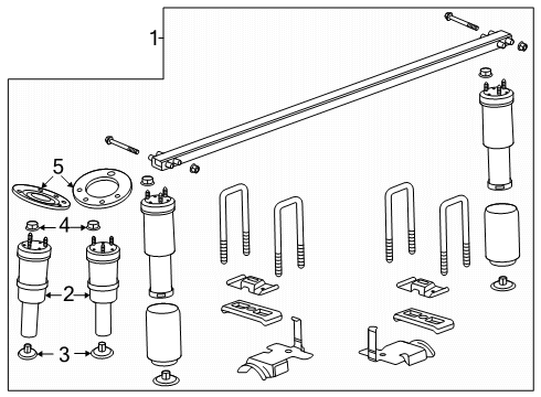 2024 Chevy Colorado Struts & Components Diagram 2 - Thumbnail