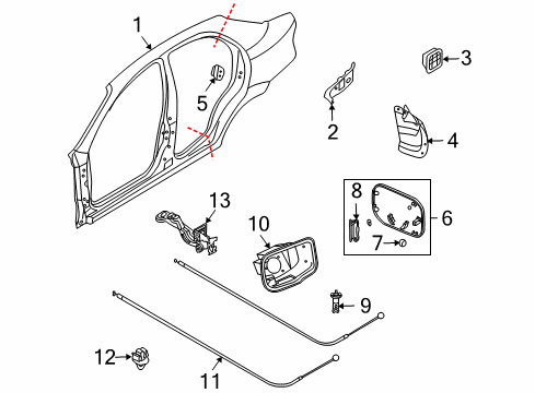 2004 Chevy Aveo Fuel Door Diagram 2 - Thumbnail