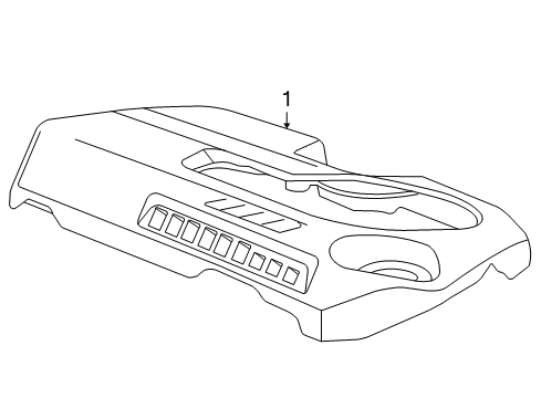 2006 Chevy Monte Carlo Engine Appearance Cover Diagram 2 - Thumbnail