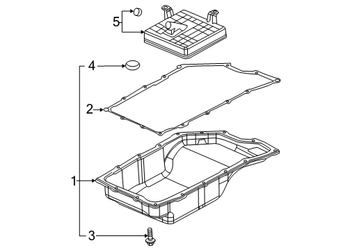 2024 GMC Sierra 3500 HD Converter, Transmission Converter Diagram for 24052371