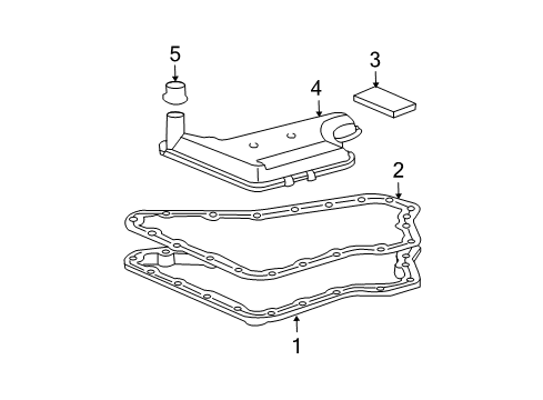 2005 Pontiac Grand Prix Transaxle Parts Diagram 2 - Thumbnail