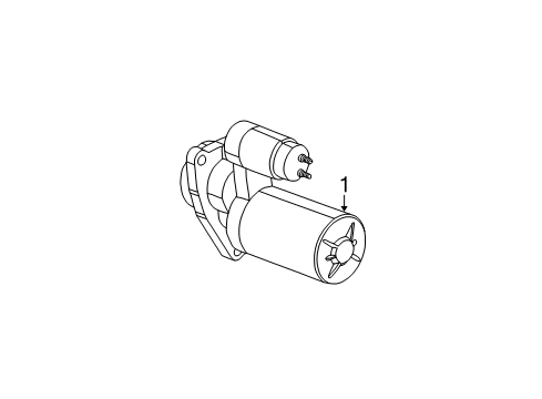 2005 Chevy Silverado 2500 HD Starter Diagram 2 - Thumbnail