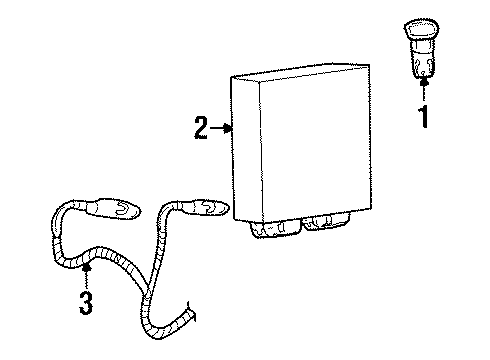 2001 Chevy Lumina Daytime Running Lamp Components Diagram