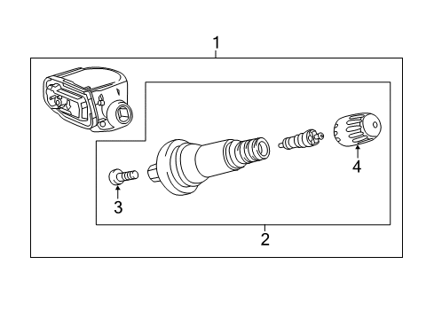2025 Chevy Malibu Tire Pressure Monitoring Diagram