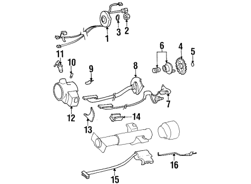 1996 Chevy Monte Carlo Ignition Lock Diagram 3 - Thumbnail