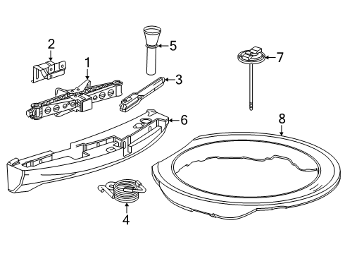 2025 Buick Enclave Bracket, Auto Diagram for 26420508