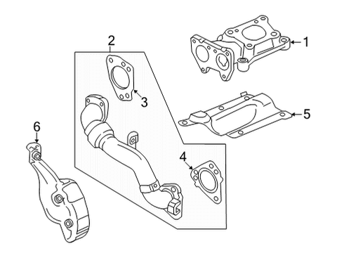 2025 Chevy Silverado 2500 HD Turbocharger & Components Diagram 4 - Thumbnail