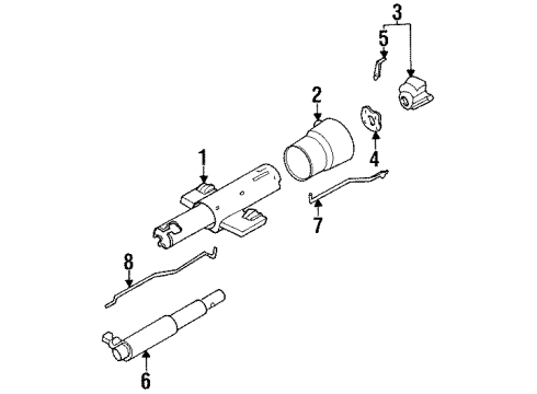 1993 Pontiac Bonneville Housing & Components Diagram