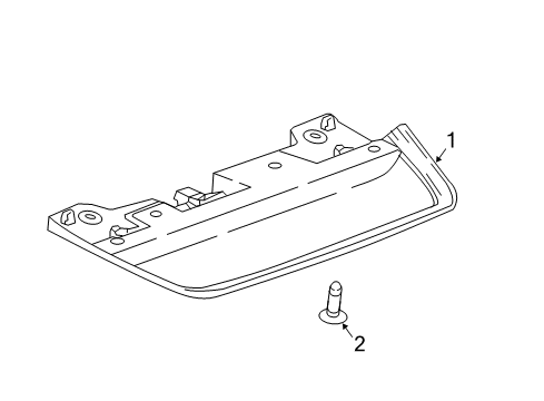 2018 Buick LaCrosse High Mount Lamps Diagram