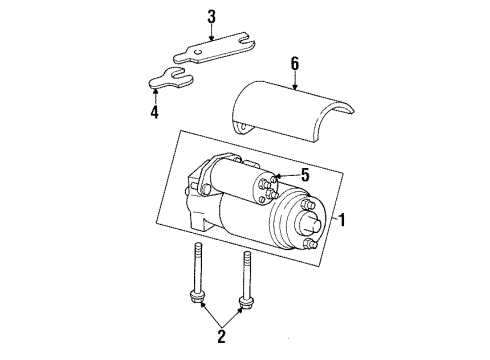 1991 Chevy C1500 Starter Diagram 3 - Thumbnail