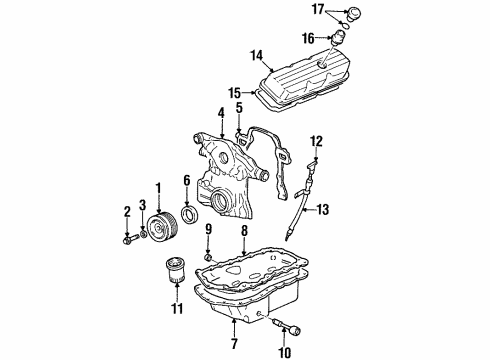 1998 Chevy Lumina Engine Parts Diagram 2 - Thumbnail