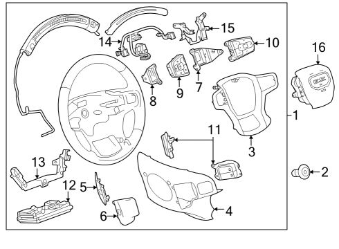 2024 GMC Sierra 1500 Cruise Control System Diagram