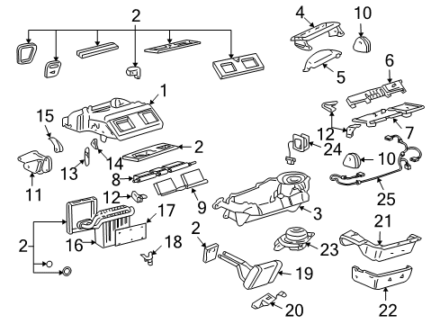 2002 Buick LeSabre Air Conditioner Diagram 3 - Thumbnail