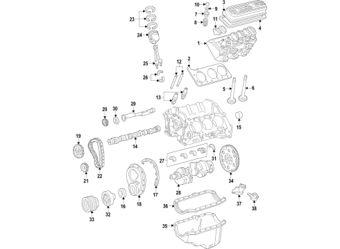 2002 GMC Savana 3500 Balance Shafts Diagram
