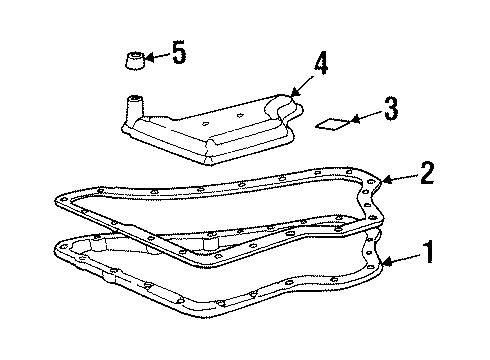 1998 Cadillac DeVille Filter Diagram for 8681416