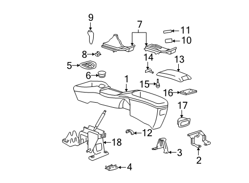 1995 Chevy Cavalier Console Diagram