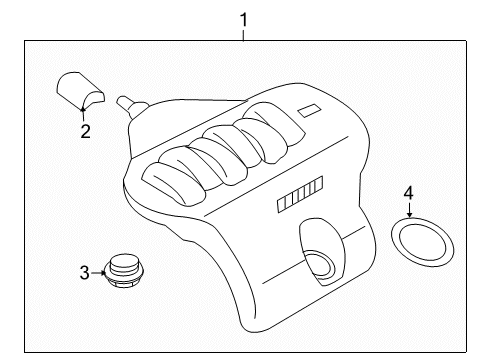 2001 Chevy Impala Engine Appearance Cover Diagram