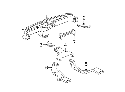 2005 Chevy Colorado Ducts Diagram