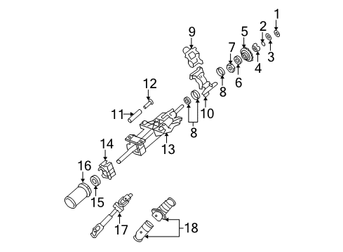 2010 Buick Lucerne Shaft & Internal Components Diagram 2 - Thumbnail