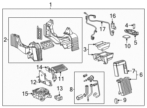 2006 Chevy Trailblazer Auxiliary Heater & A/C Diagram