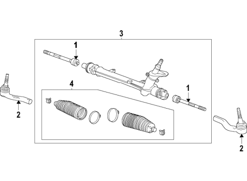 2025 Chevy Trailblazer Steering Gear & Linkage Diagram 2 - Thumbnail