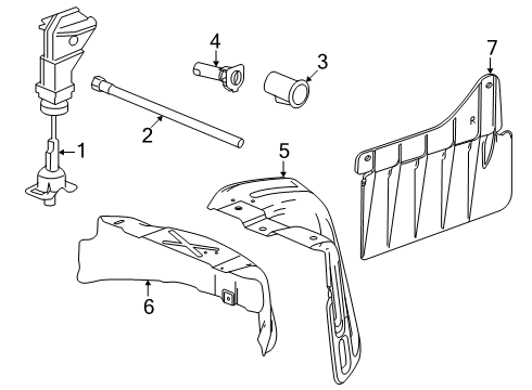 2024 Chevy Suburban Spare Tire Carrier Diagram