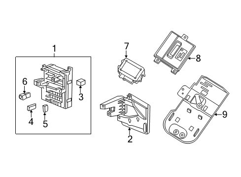 2012 Cadillac CTS Electrical Components Diagram 6 - Thumbnail