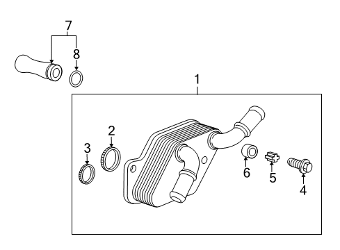 2011 Buick Regal Inlet Pipe Diagram for 12790785