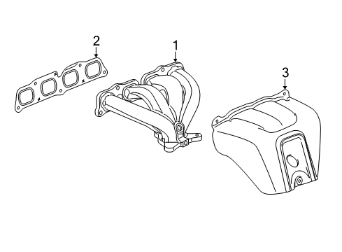 2020 Buick Envision Heat Shield Diagram for 12627203