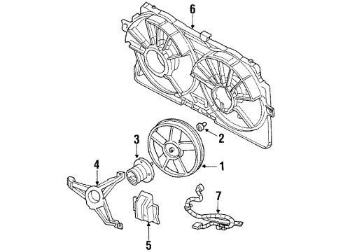 1998 Oldsmobile Intrigue Cooling Fan Diagram