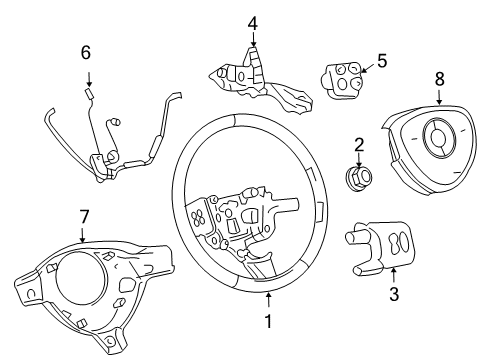 2005 Pontiac Montana Harness Diagram for 89044486