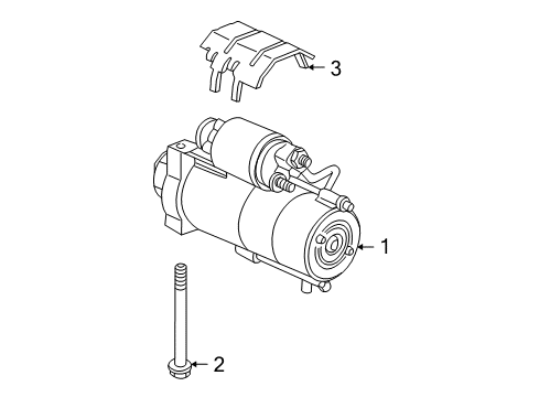 2012 Chevy Express 1500 Starter Diagram for 19180529