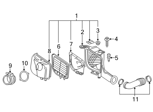 2004 Cadillac SRX Powertrain Control - Air Diagram 2 - Thumbnail